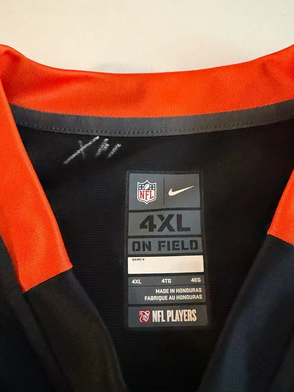 Nike Cincinnati Bengals Jersey Men 4XL Mesh On Field NFL Team Player Blank